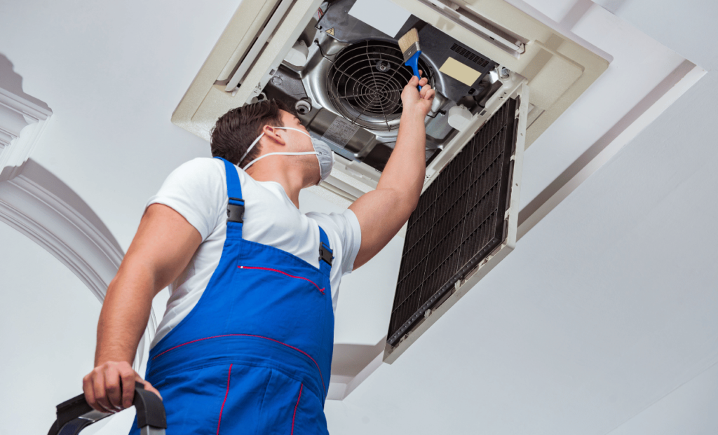 Professional duct cleaning in Winnetka